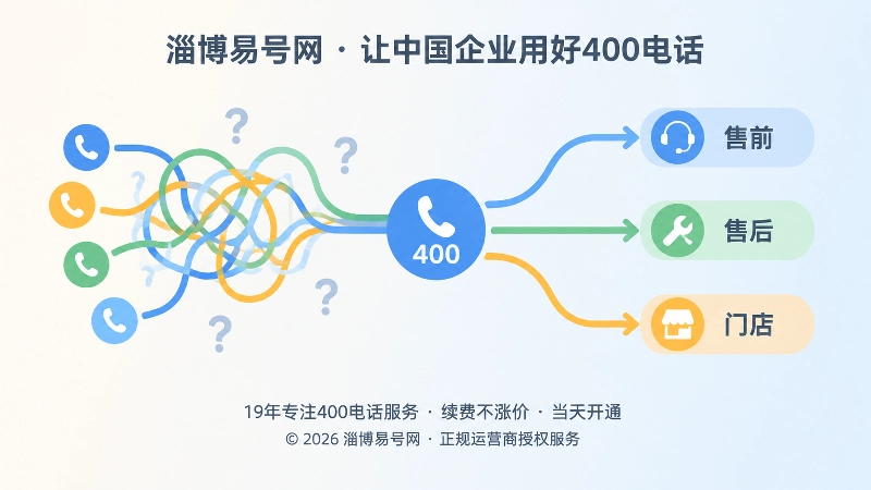 400电话路由规则混乱与清晰的对比图